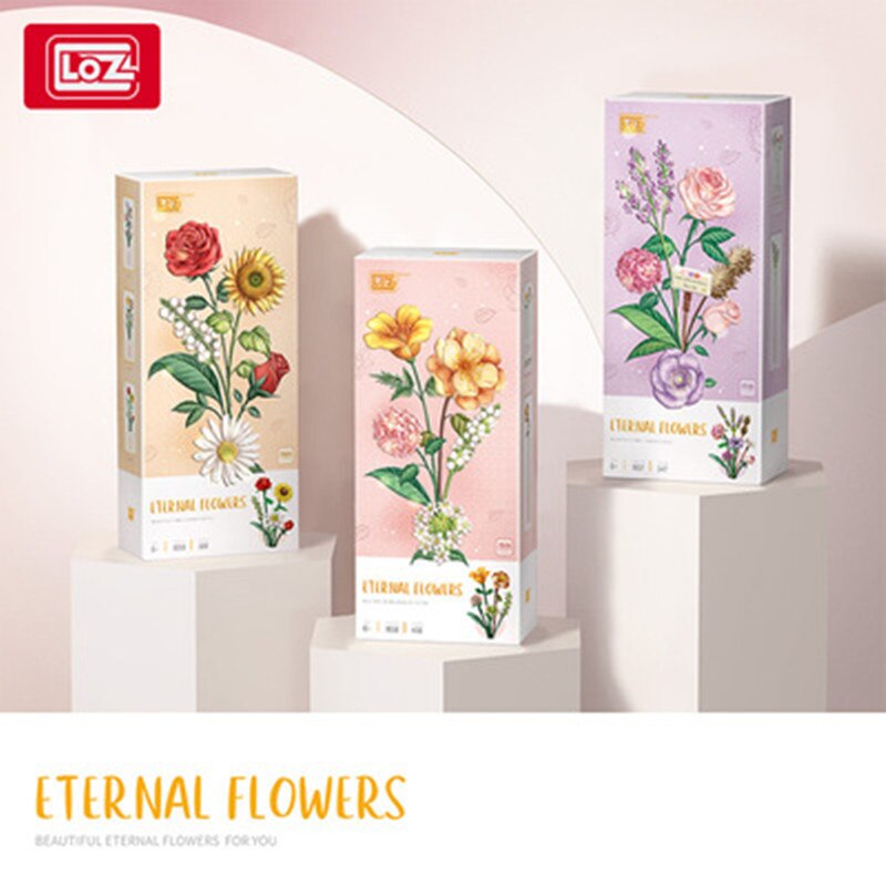 Flowers DIY decoration blocks Home decoration