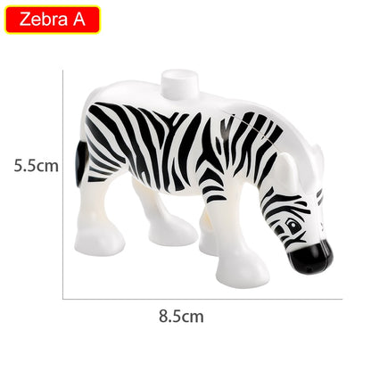 75 Styles Big Size Building Blocks Animal Accessories