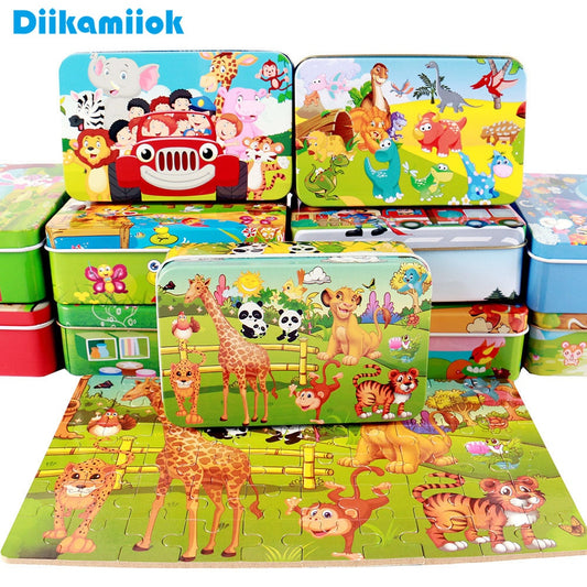 Puzzle Kids Toy Cartoon Animal