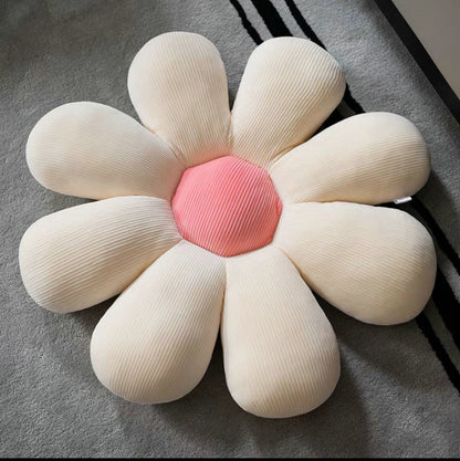 Stuffed Six Petal Flower Cushion Girly Room