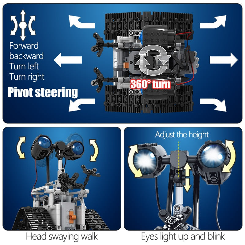 Creative High-tech RC Robot Electric Building Blocks