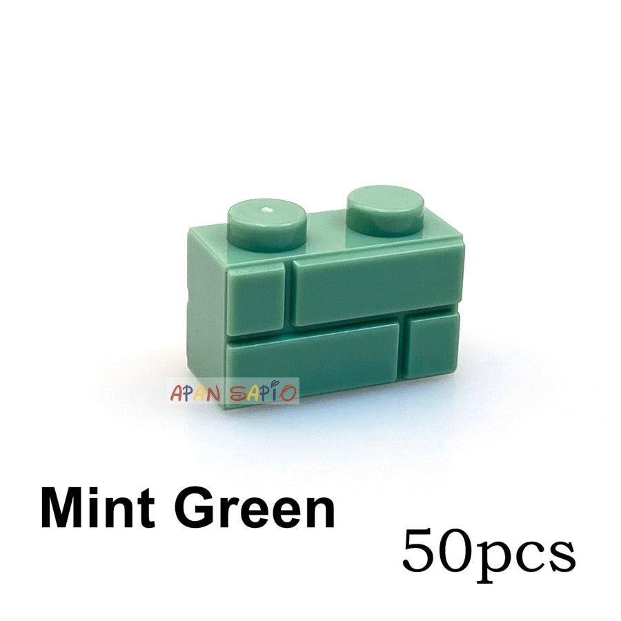 Building Blocks Wall Figures Bricks Dots Educational