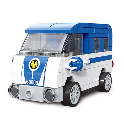 Mini Pull Back Car City Police Taxi Bus Cooper