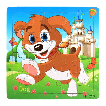 Wooden Puzzle Children Baby Educational Learning Toys