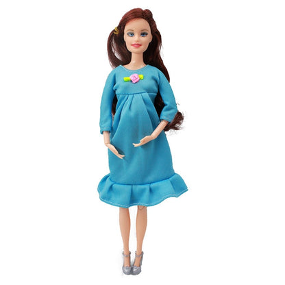 Pregnant Doll Body with Head Woman