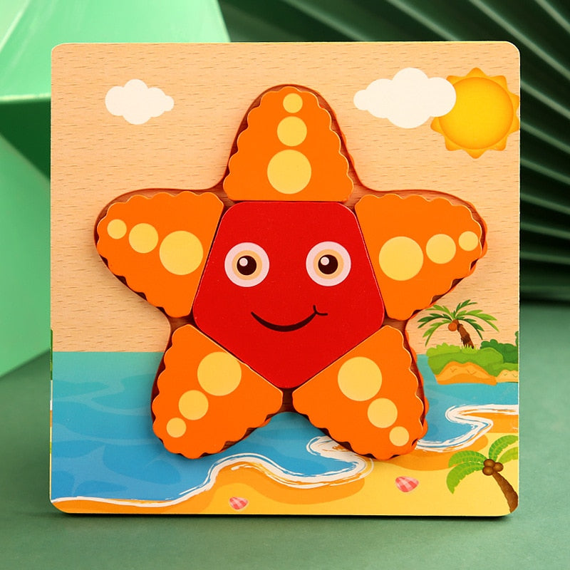 Baby High Quality 3D Wooden Puzzles