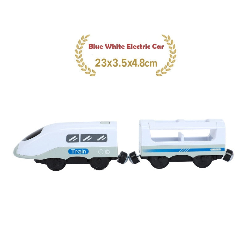 Kids RC Electric Train Set Locomotive Magnetic Train