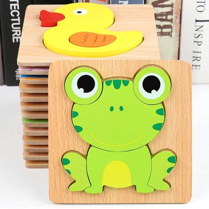 Baby High Quality 3D Wooden Puzzles