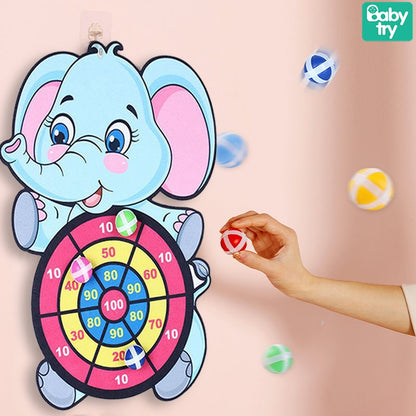 Cartoon Target Throwing Ball Dart Board Toys