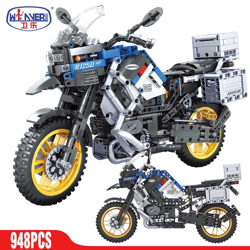 ERBO Motorcycle car Model Building Blocks