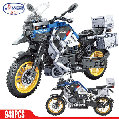 ERBO Motorcycle car Model Building Blocks