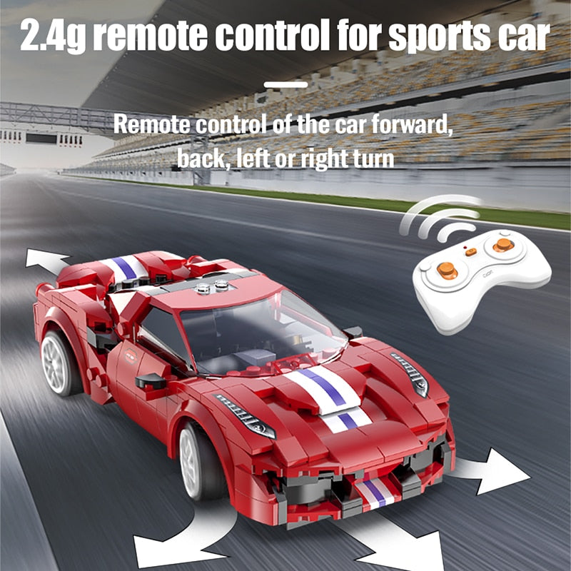 Remote Control Racing Car Compatible MOC