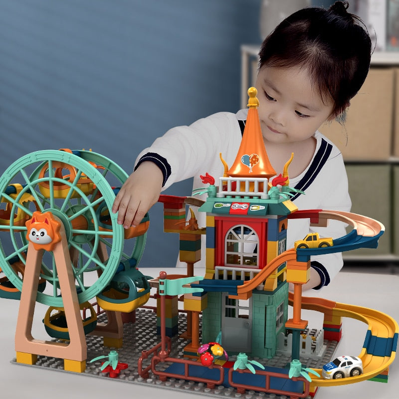 Marble Run Architecture Castle Building Blocks