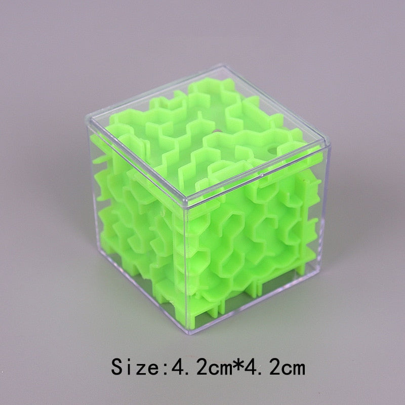 3D Maze Magic Cubes Six-sided Puzzle Cubes Rolling