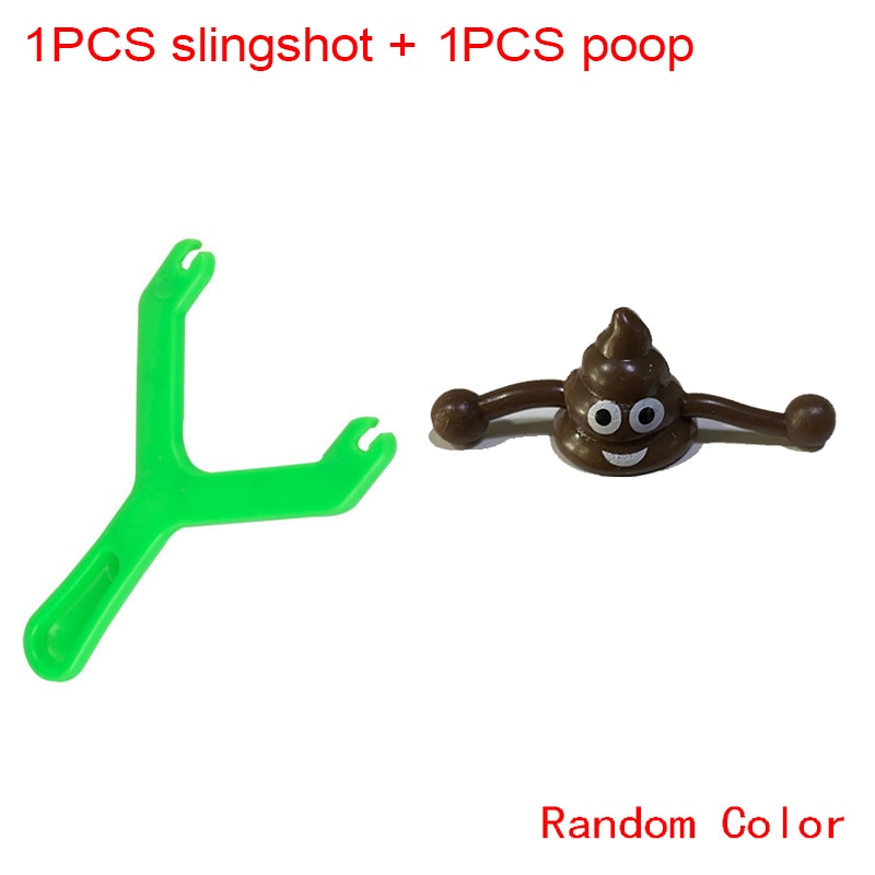 Funny Poop Ejection Toy Slingshot Fake Poop Ant stress