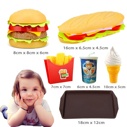 Children Pretend Simulation Food Toys