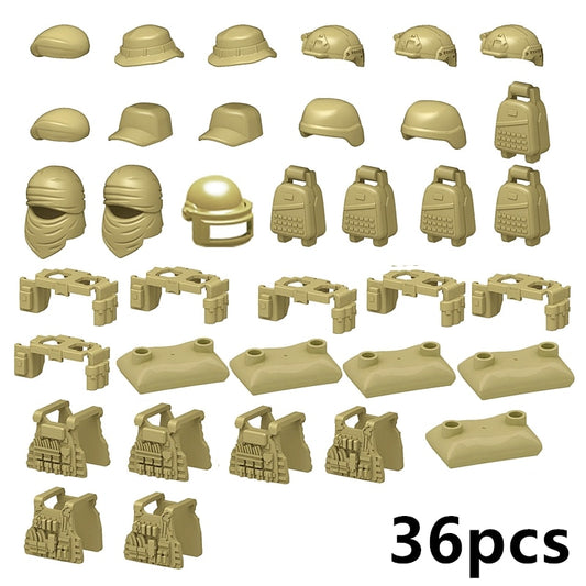 Military Weapons Accessories Blocks Toys