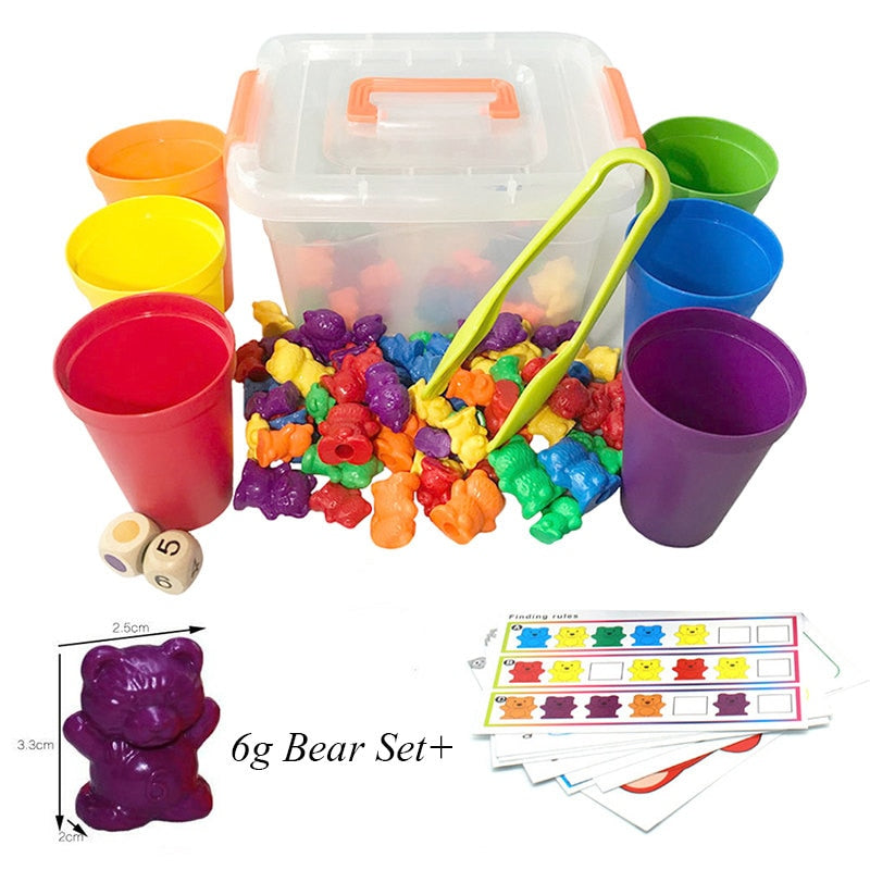 Boxed Counting Bear Montessori Educational