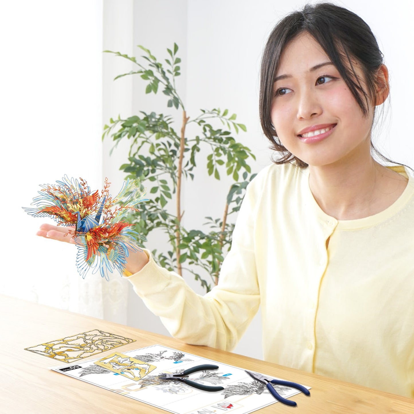 3D Metal Puzzle-One Thousand Origami Cranes