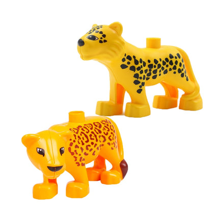 Zoo Animals Series Set Big Size Building Blocks Assemble