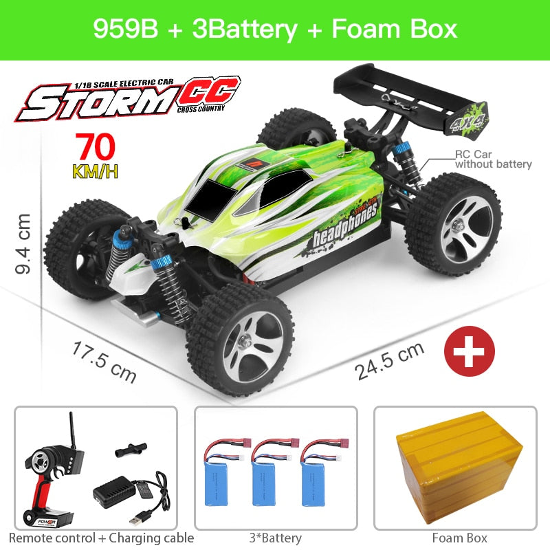 Electric High Speed Car Off-Road Drift Remote Control Toys