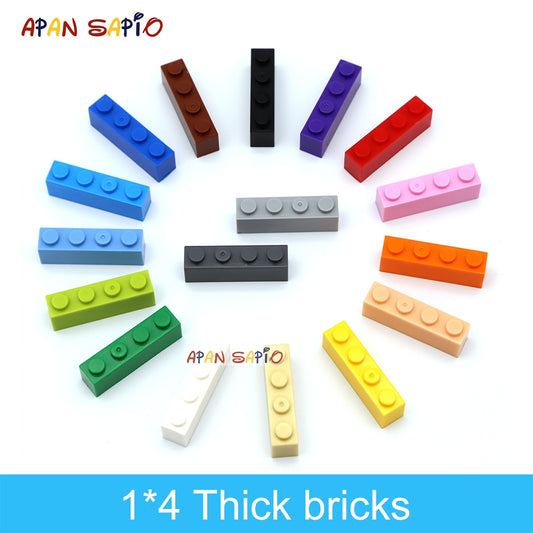 Building Blocks Thick Figures Bricks 1x4 Dots Educational