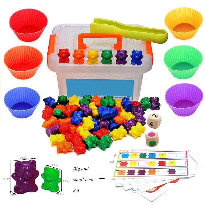 Boxed Counting Bear Montessori Educational