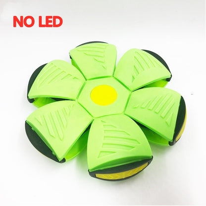 LED Flying UFO Flat Throw Disc Ball