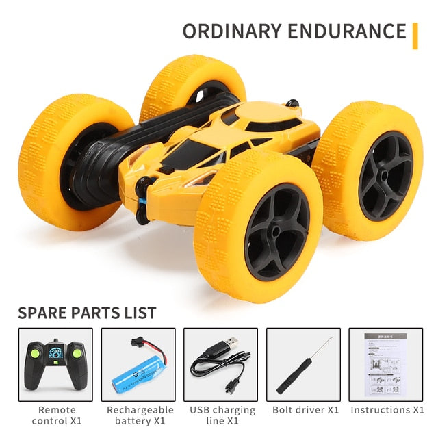 Radio Remote Control Car Double Side RC Stunt