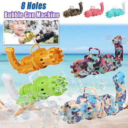 Automatic Gatling Bubble Guns For Kids