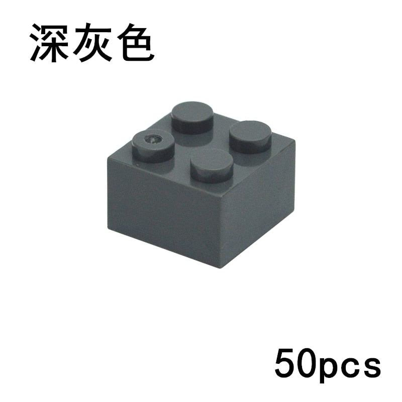 DIY Thick Figures Bricks 2x2 Dots Building Blocks