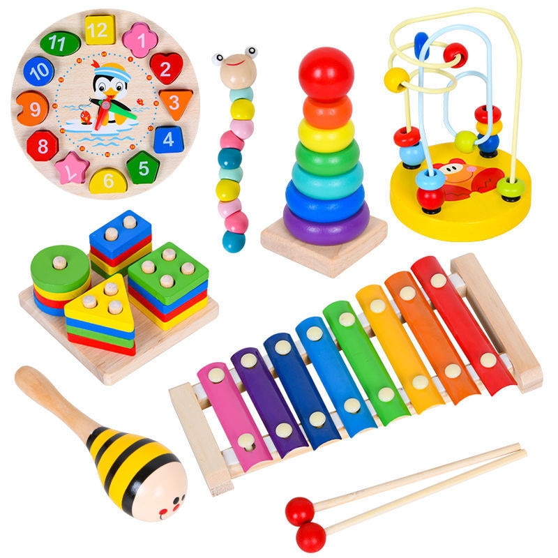 Montessori Games Baby Wooden Toys Child Puzzle