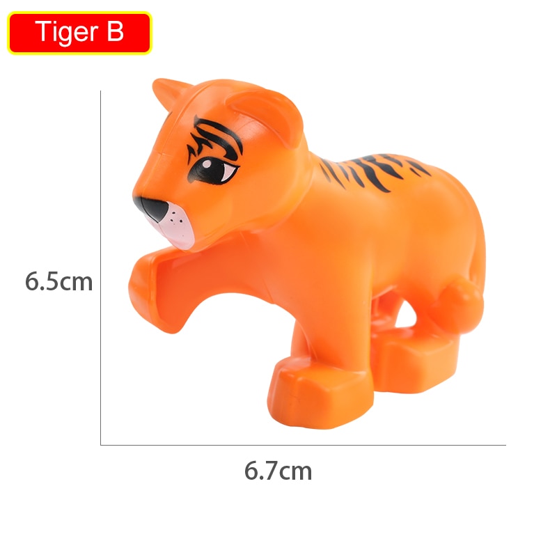 75 Styles Big Size Building Blocks Animal Accessories