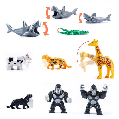 Compatible Mini Animals Building Blocks for Children