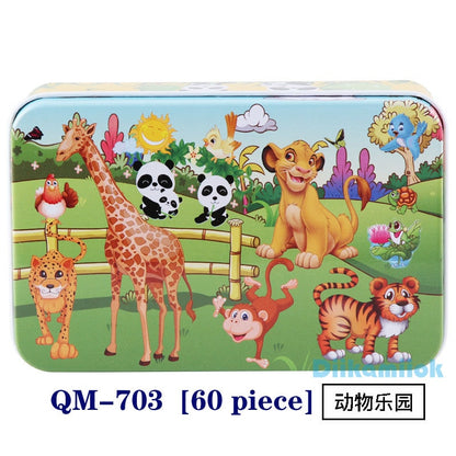 Puzzle Kids Toy Cartoon Animal