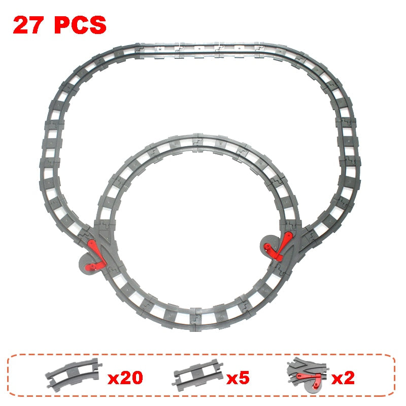 Rail Transport Big Size Building Blocks Creative