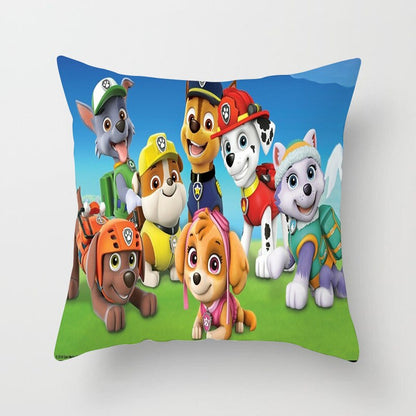 Paw Puppy Patrol Pillowcase Pat Patrouille Cartoon