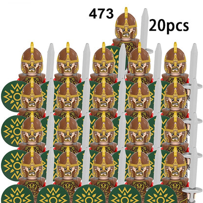 Medieval Military Sets Figures Building Blocks Helmets