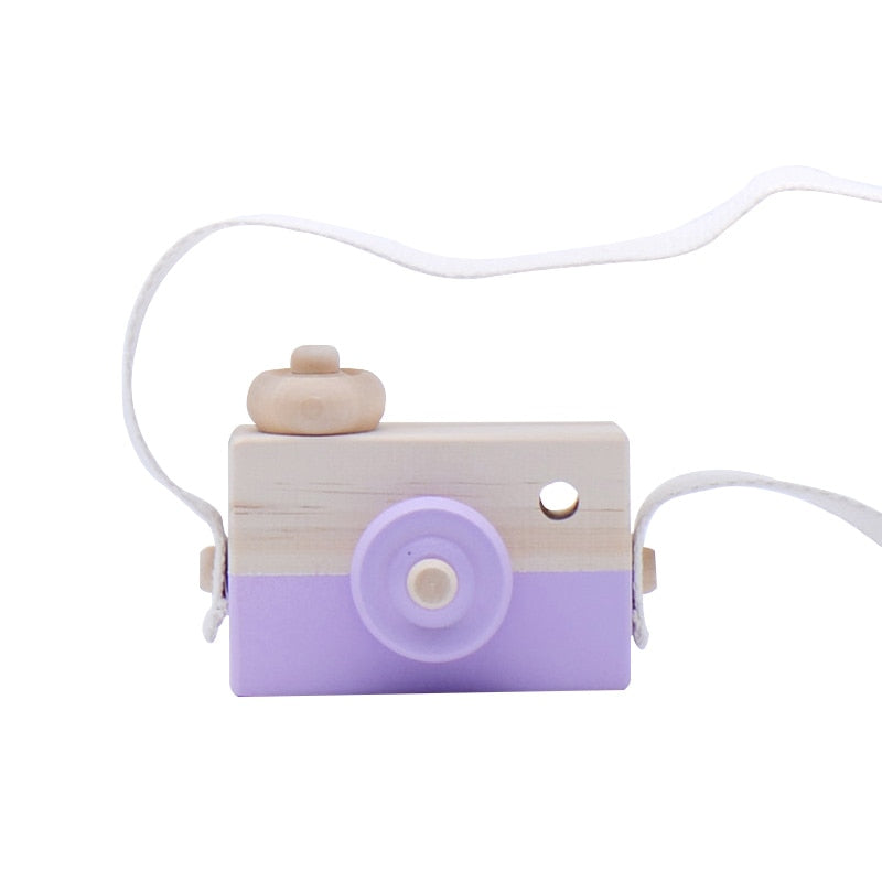 Let Make Wooden Baby Toys Fashion Camera