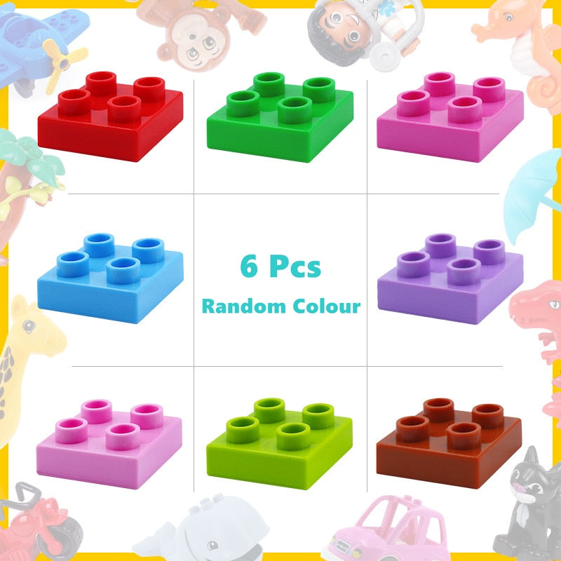 Big Building Blocks Accessories Compatible