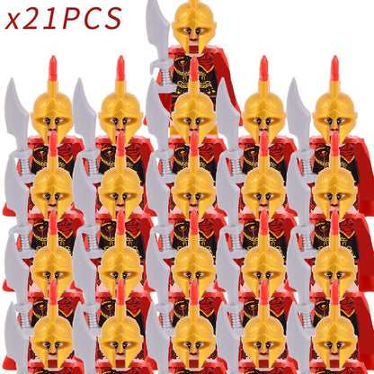 Mini Medieval Soldier Figures Model