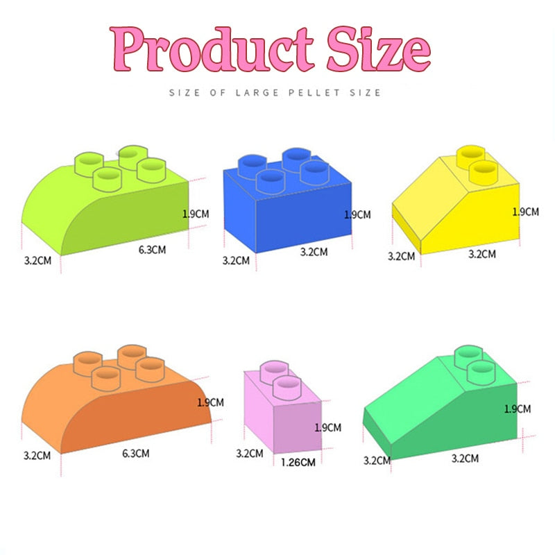 Big Size Brick Colorful Bulk Bricks