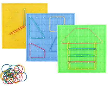 Plastic Nail Plate Primary Mathematics Tool