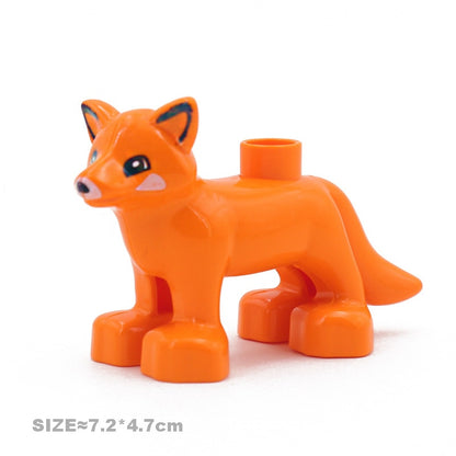 Building Blocks Cat Dog Pig Rabbit Model Accessories