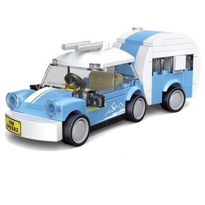 Mini Pull Back Car City Police Taxi Bus Cooper