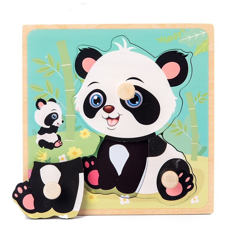 Baby Toys 3D Wooden Puzzles Educational Cartoon