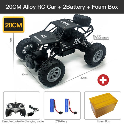 4WD RC Car With Led Lights 2.4G Radio Remote Control