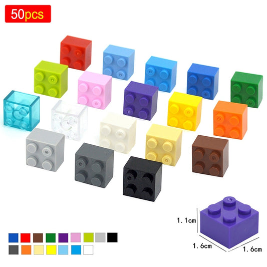 DIY Thick Figures Bricks 2x2 Dots Building Blocks