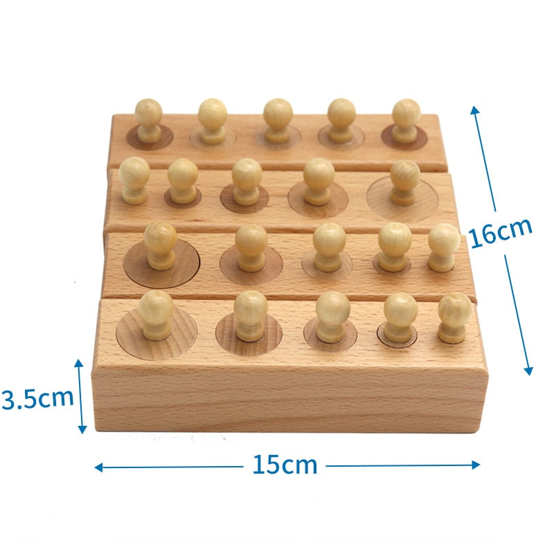 Montessori Cylinder Socket Puzzles Toy