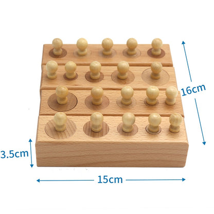 Montessori Cylinder Socket Puzzles Toy